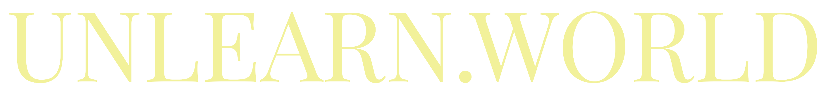 UNLEARN. Text